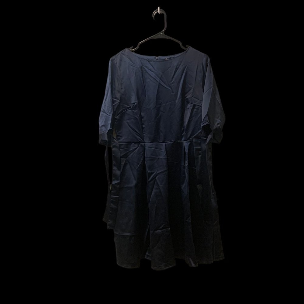 Acevog Sleek Work Dress Mid-Arm Sleeves
